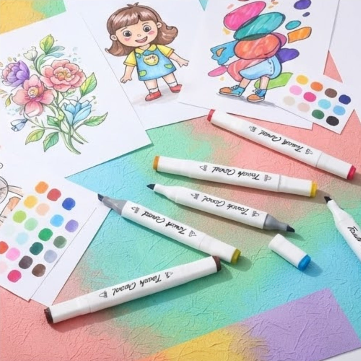 Dual Tip Sketch Marker Set