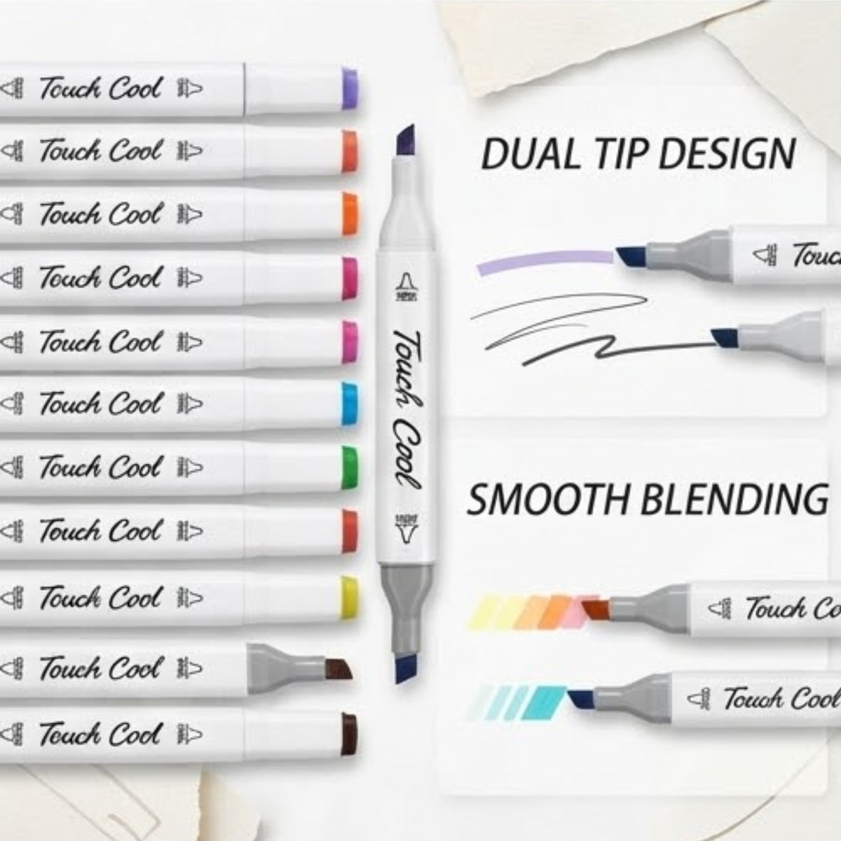 Dual Tip Sketch Marker Set