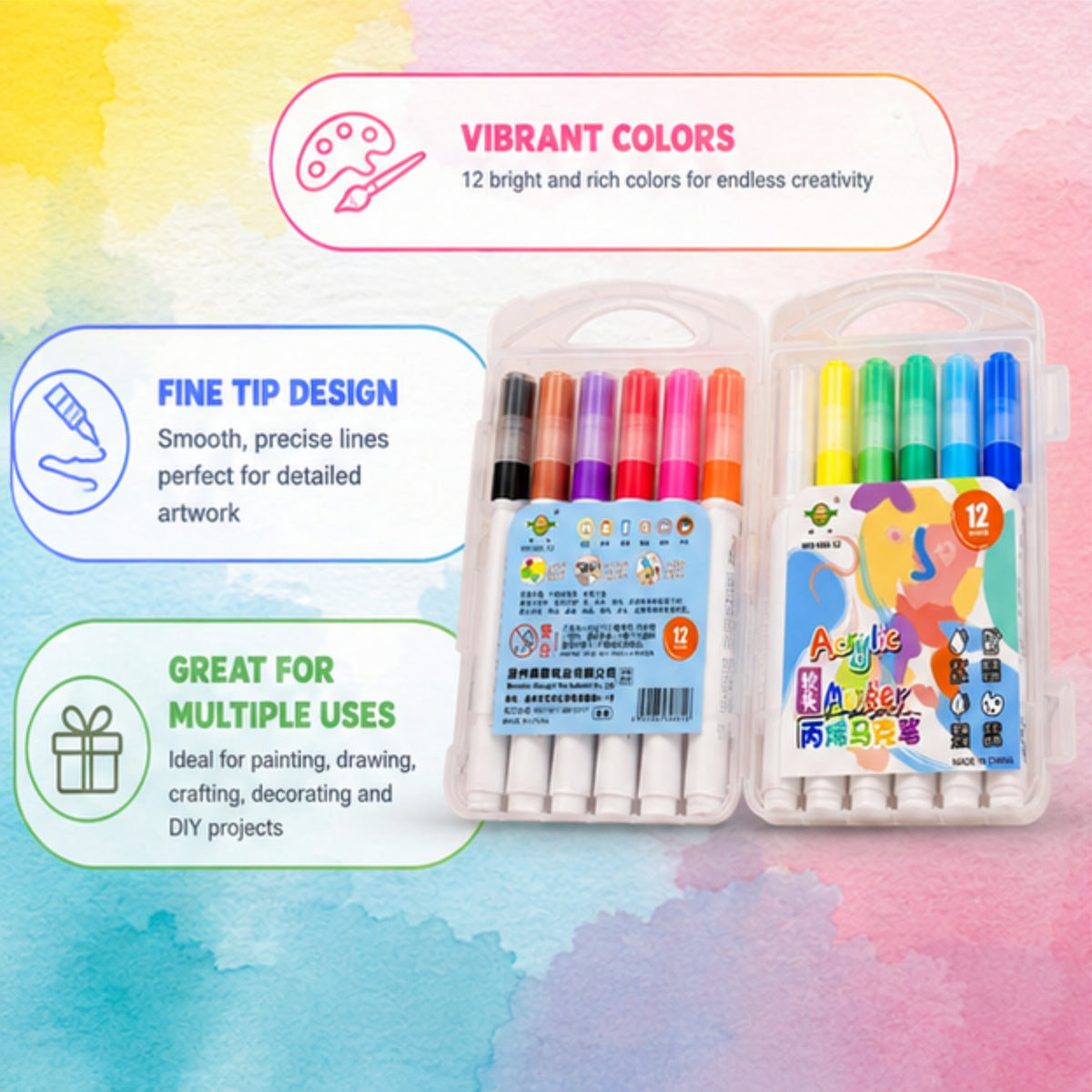 Acrylic Paint Marker Set