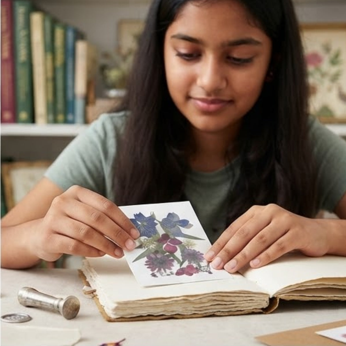 Pressed Flower Art Card Set