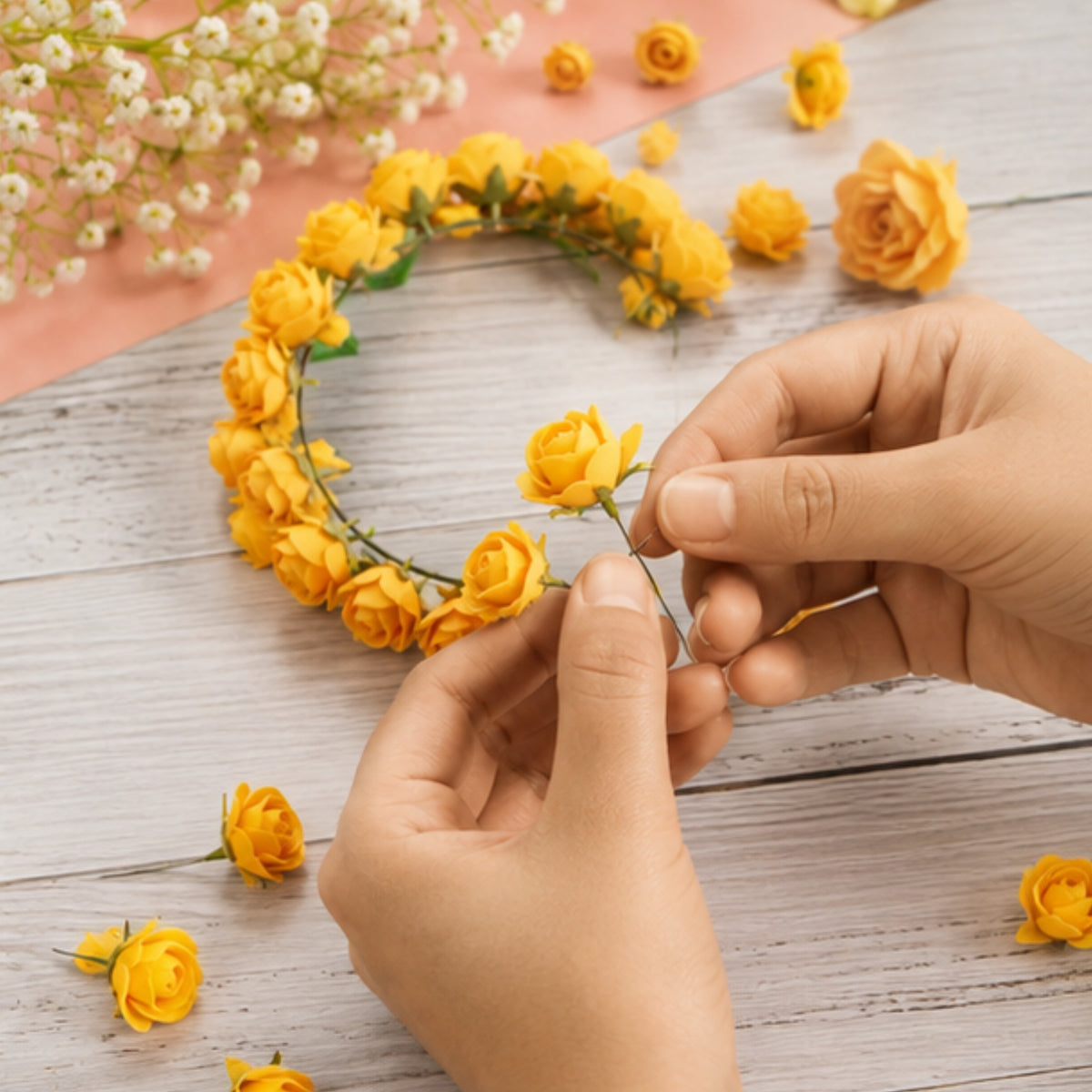 Artificial Flower with Wire Stem