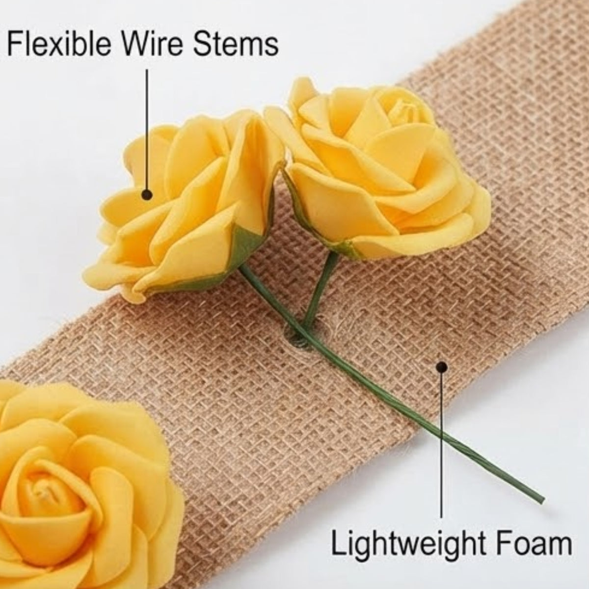 Artificial Flower with Wire Stem
