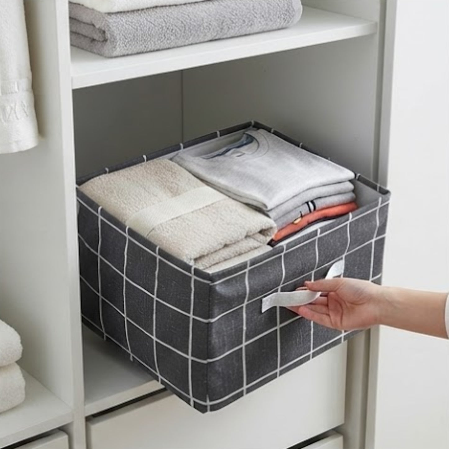 Foldable Cloth Storage Box (Set of 4)