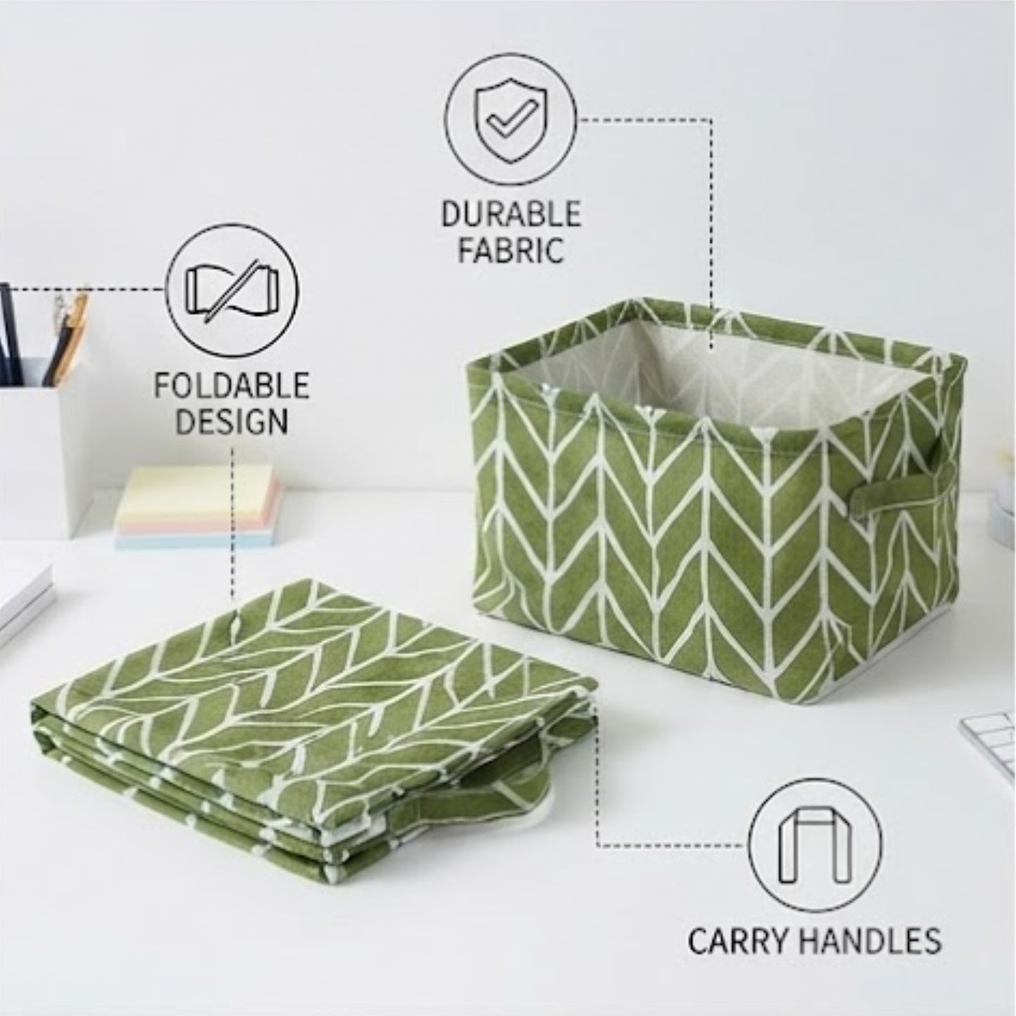 Foldable Cloth Storage Box (Set of 4)