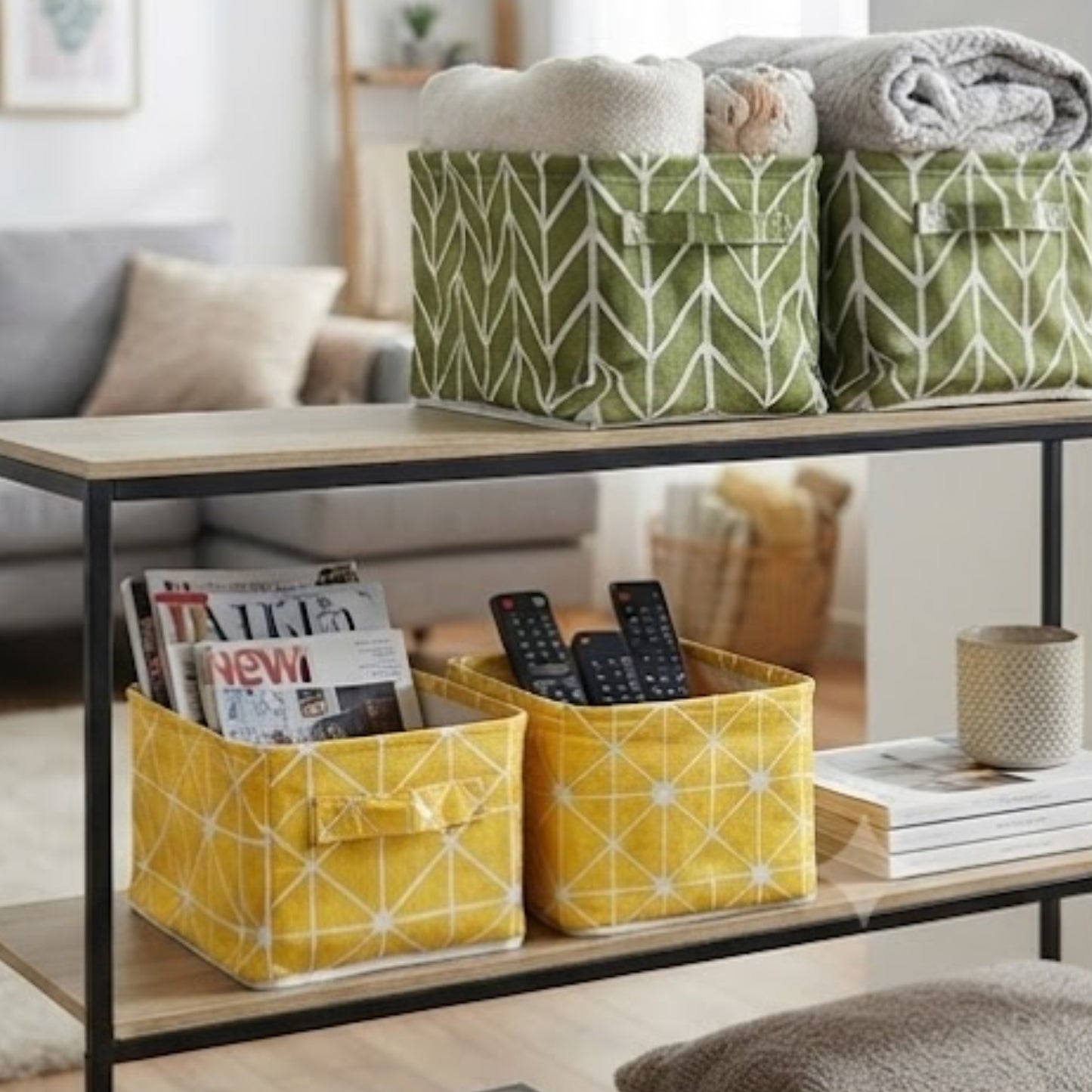 Foldable Cloth Storage Box (Set of 4)