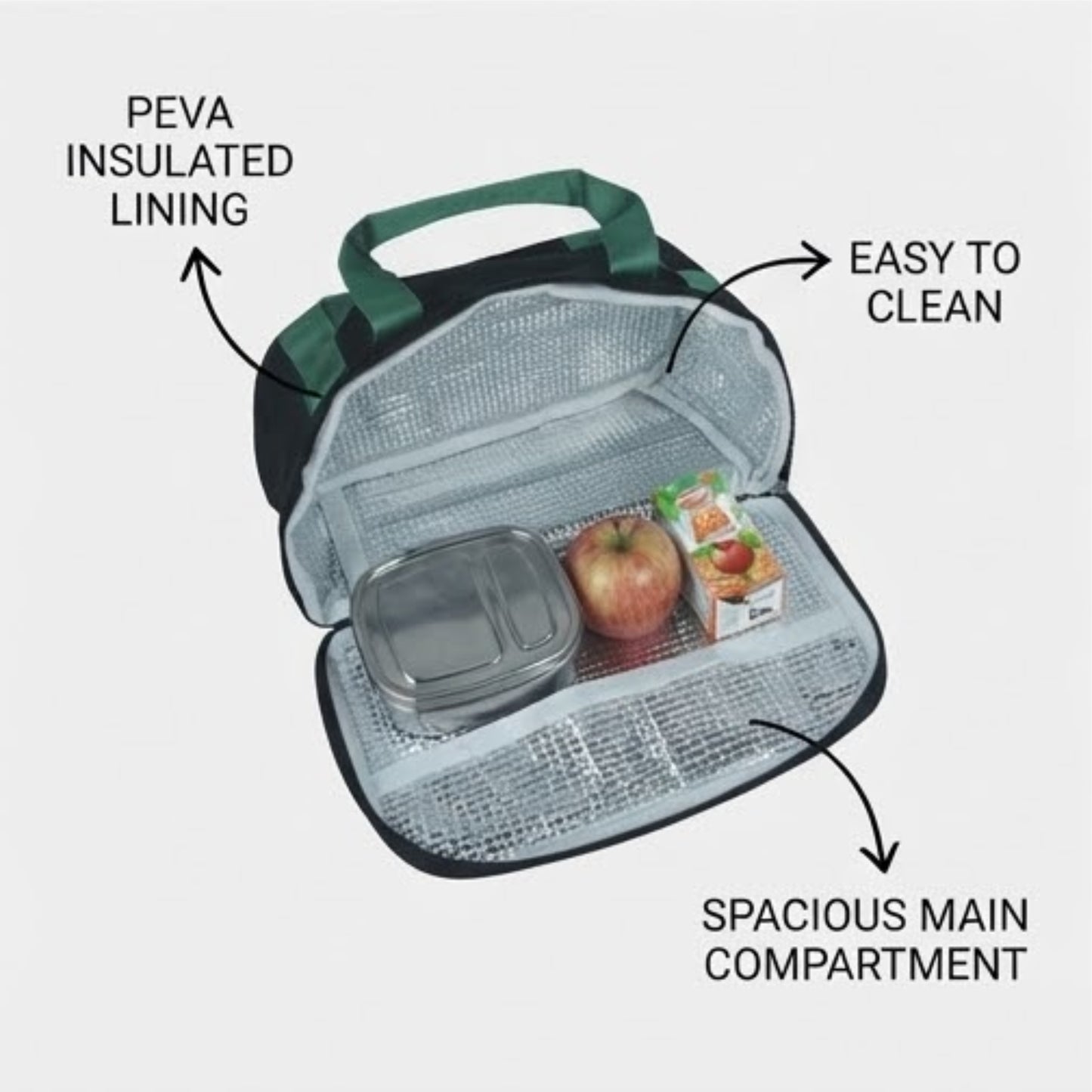Car Print Insulated Lunch Bag