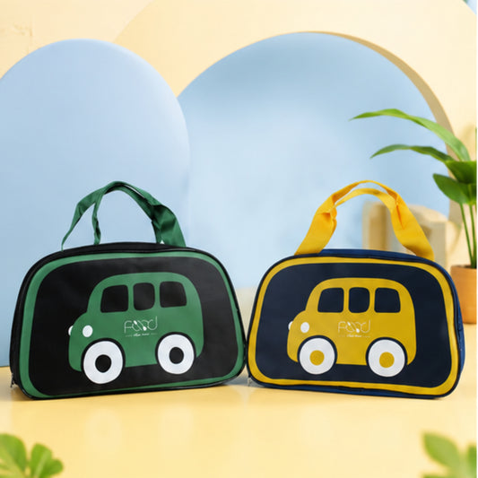 Car Print Insulated Lunch Bag