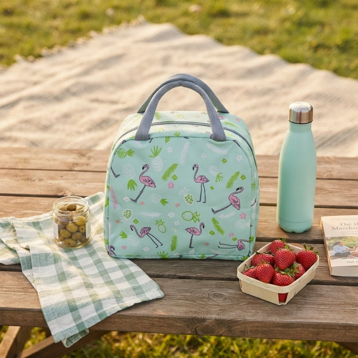 Insulated Lunch Bag with Padded Liner