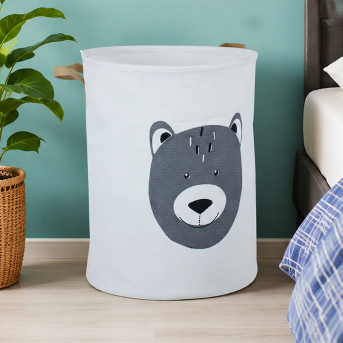 Round Laundry & Toys Basket
