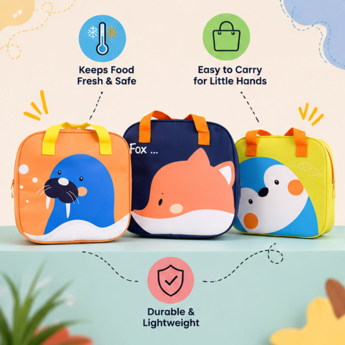 Insulated Tiffin Bag for Kids