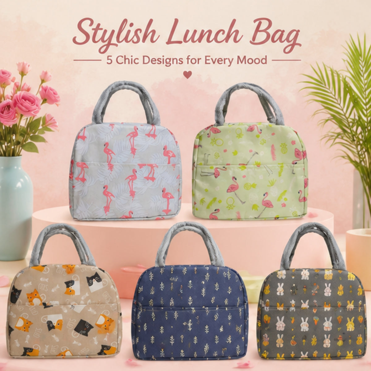 Girly Look Lunch Bag for Women