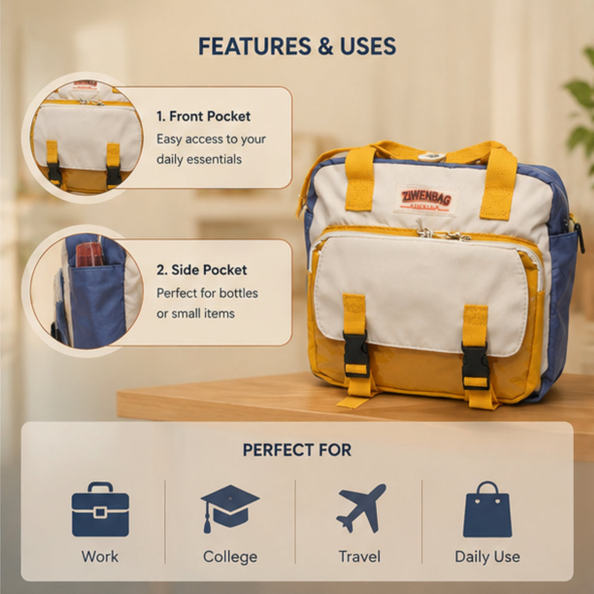 Puffer Quilted Tote Bag
