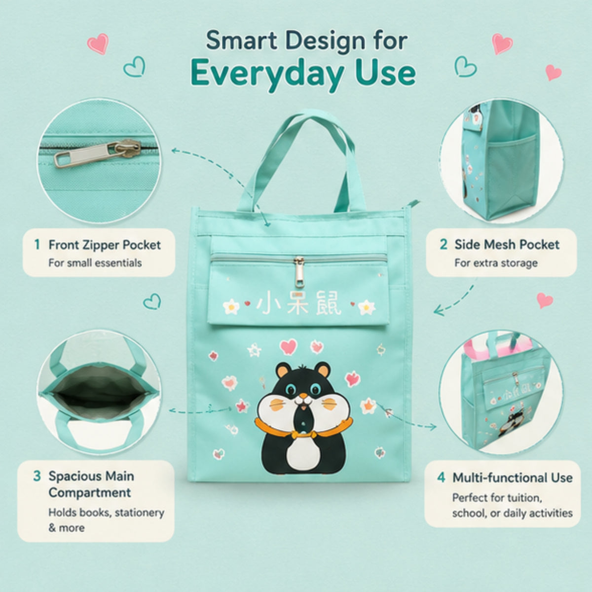 Kids Tuition Tote Bag