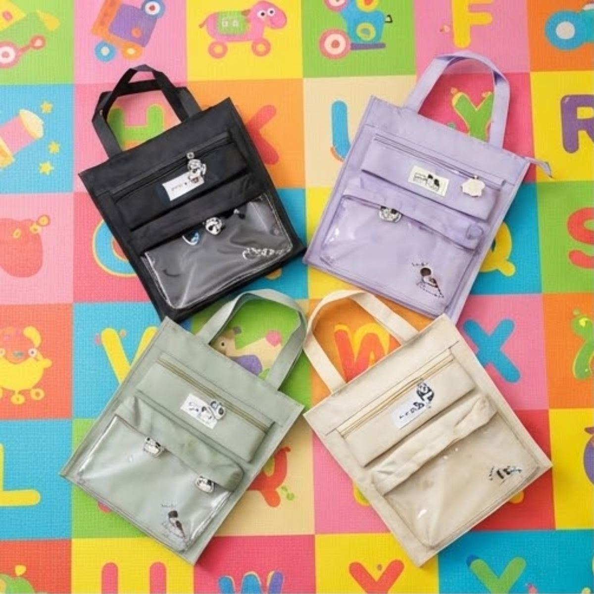 Kids Multi-Pocket Tote Bag