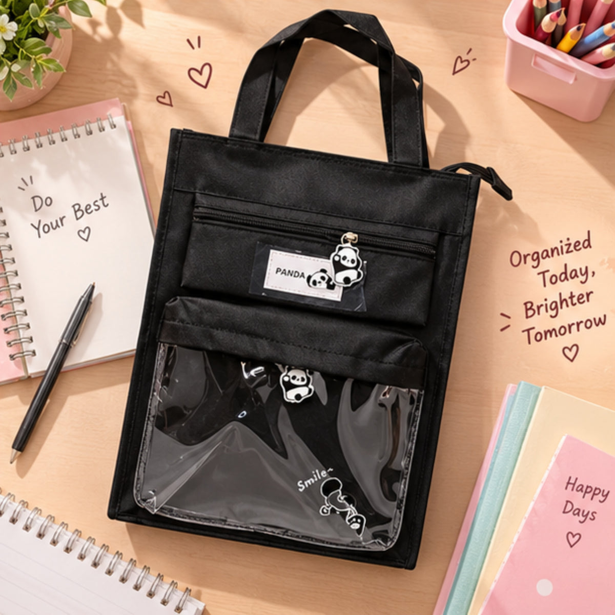 Kids Multi-Pocket Tote Bag