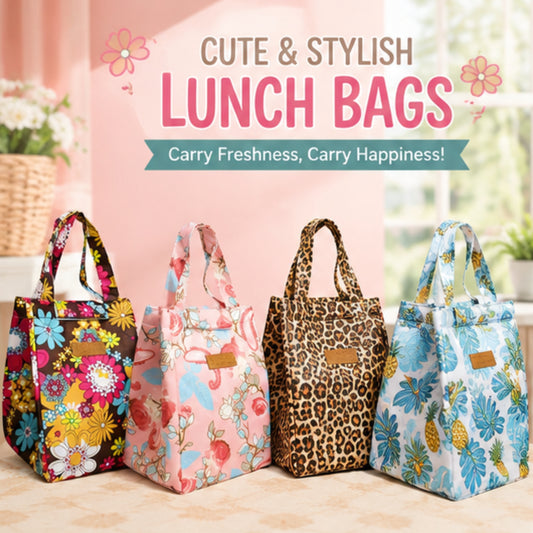 Canvas Tote Lunch Bag