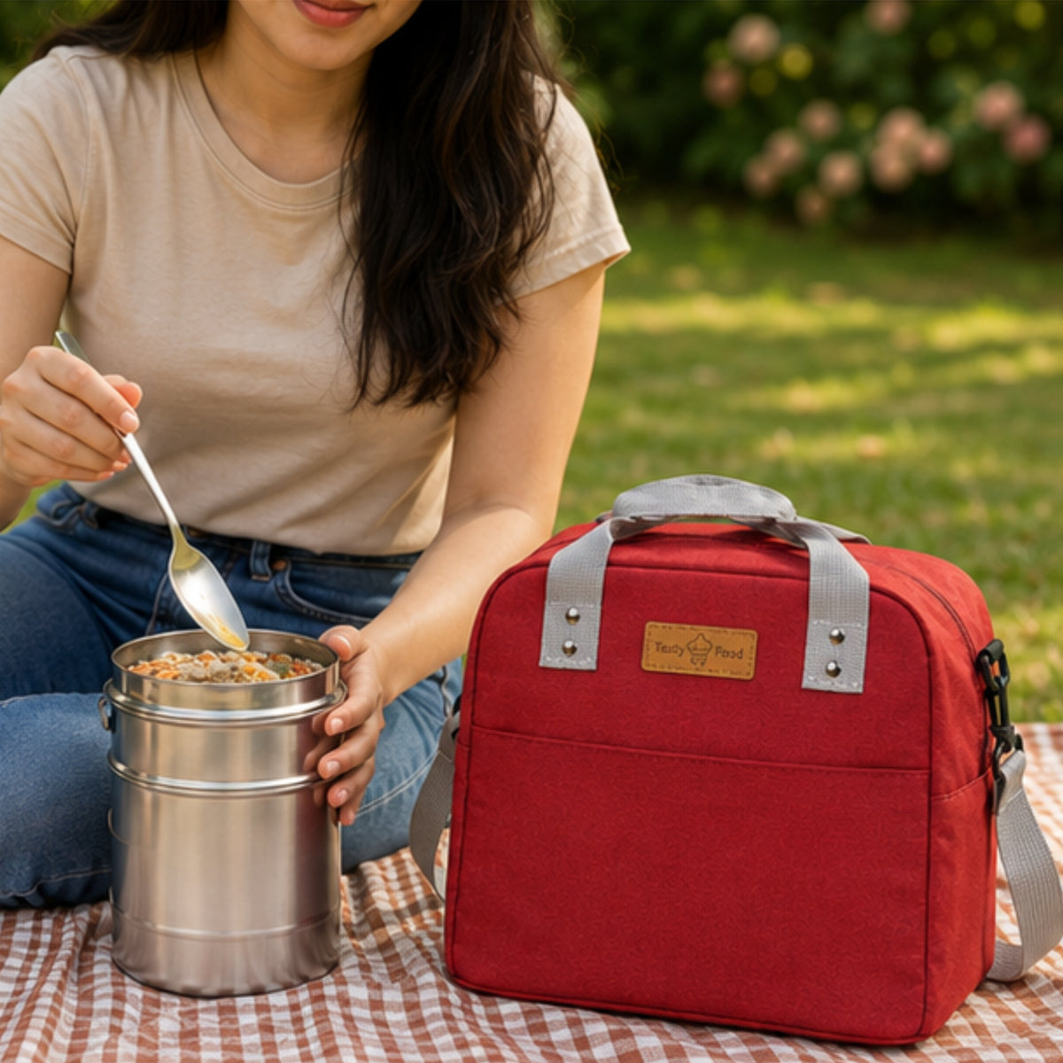 Shoulder Strap Lunch Bag