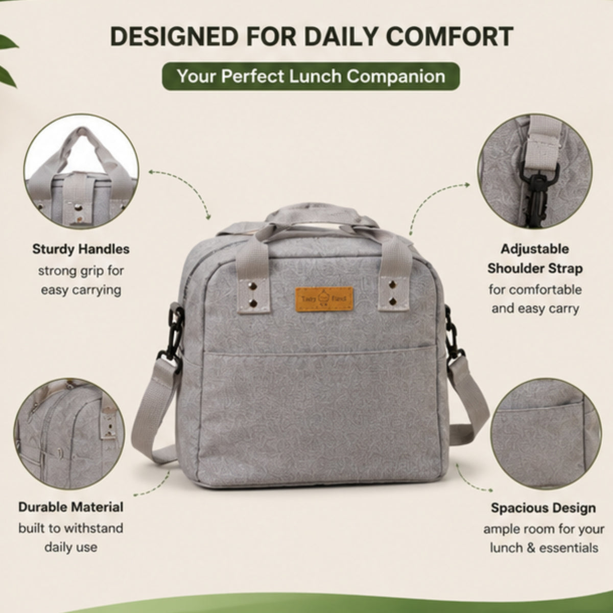 Shoulder Strap Lunch Bag