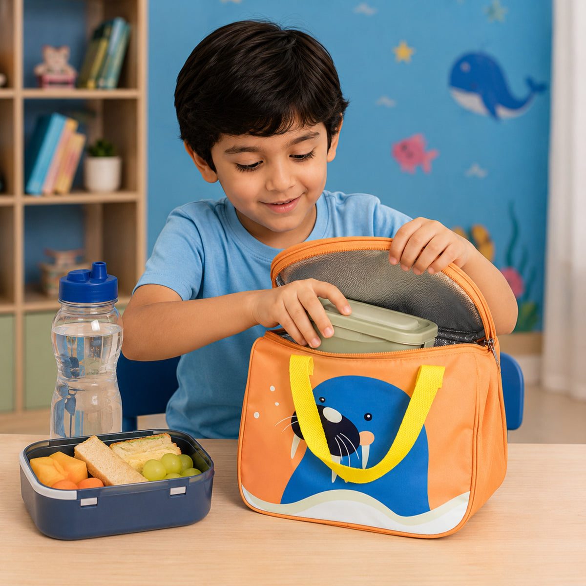 Marine Animal Kids Lunch Bag