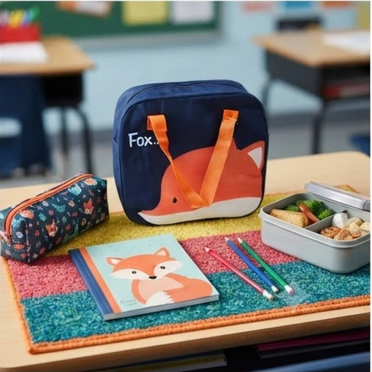 Foxy Friend Kids Lunch Bag