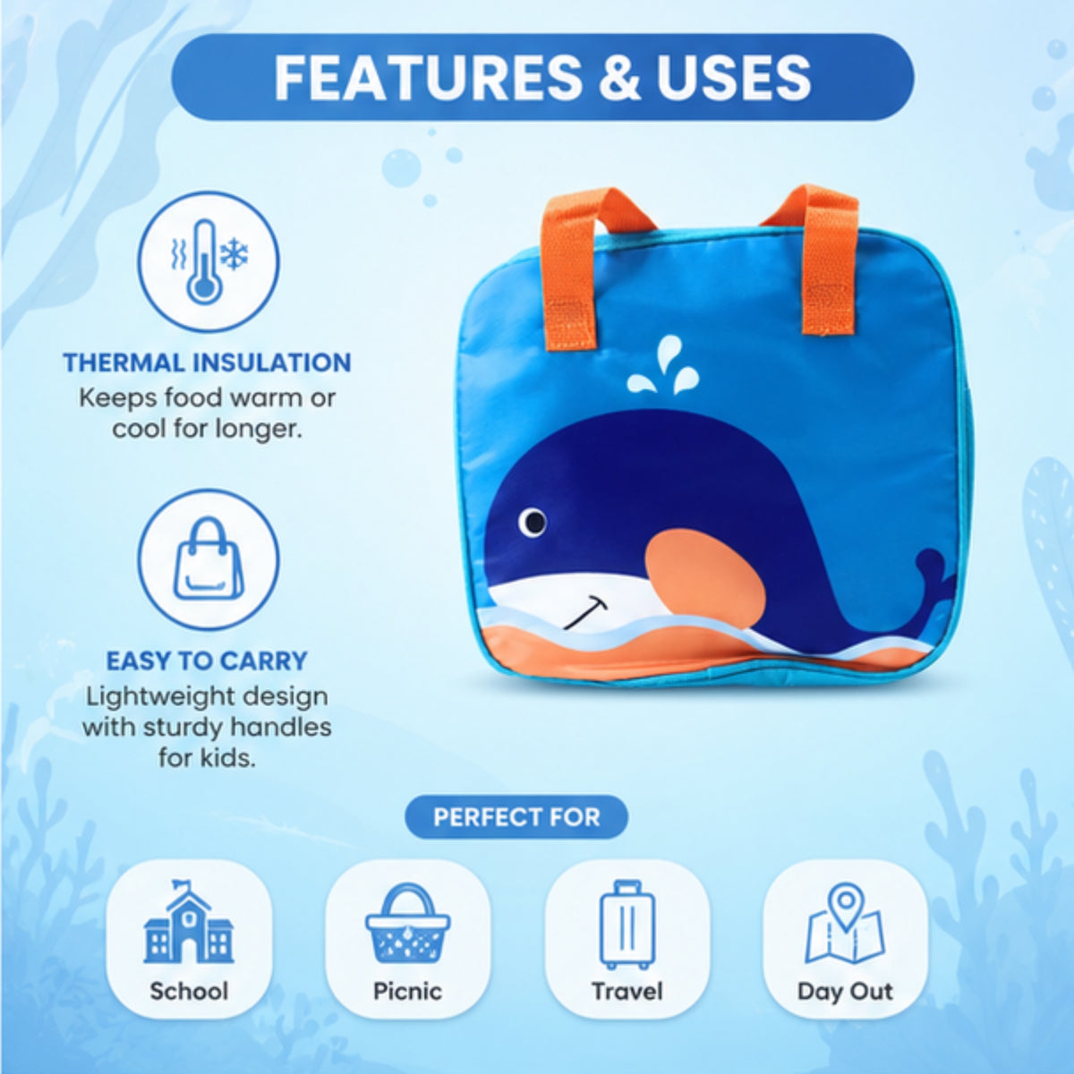 Kids Insulated Lunch Bag