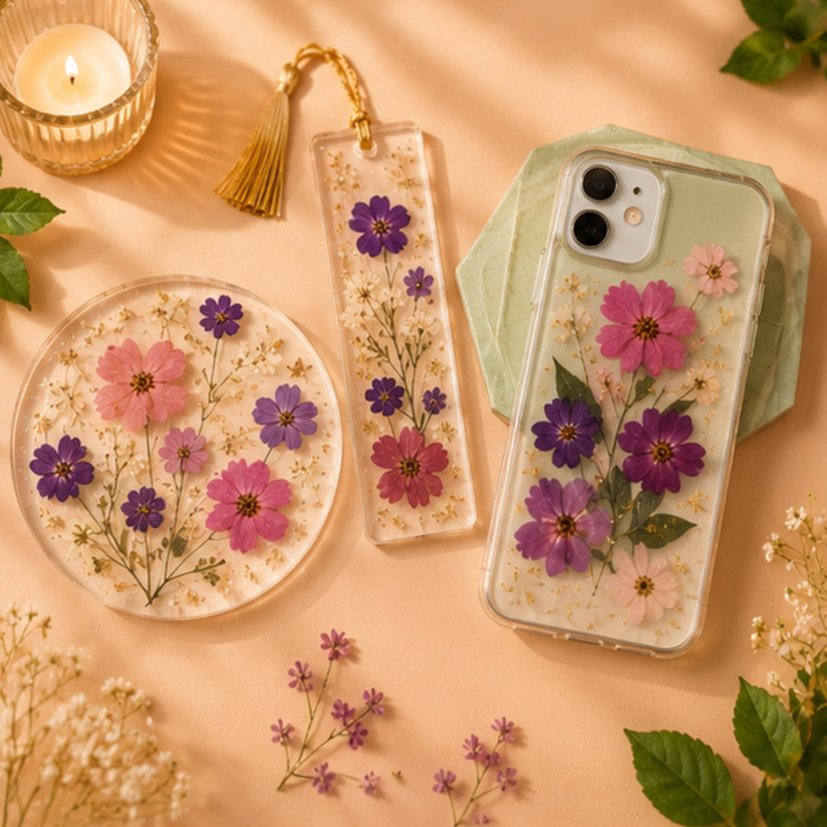 Pressed Flower Art Card Set