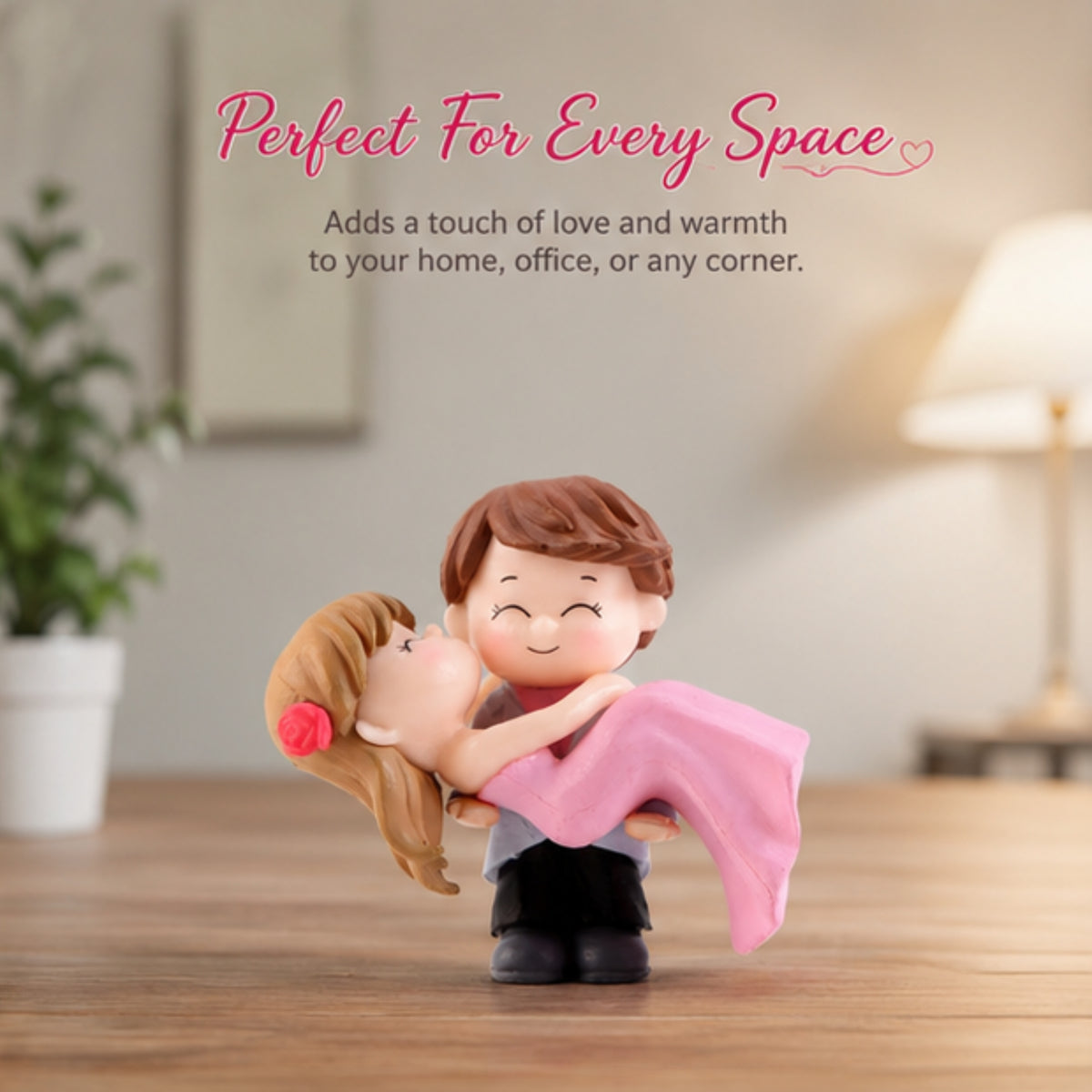 Boy Holding Girl Couple Miniature