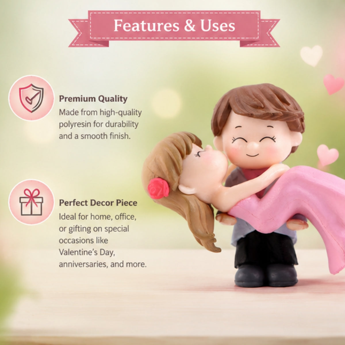 Boy Holding Girl Couple Miniature