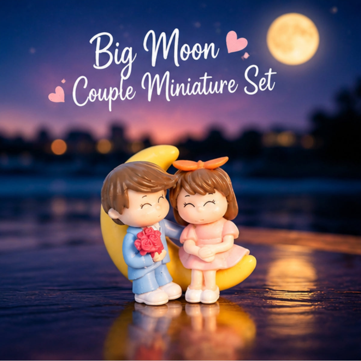 Big Moon Couple Miniature Set