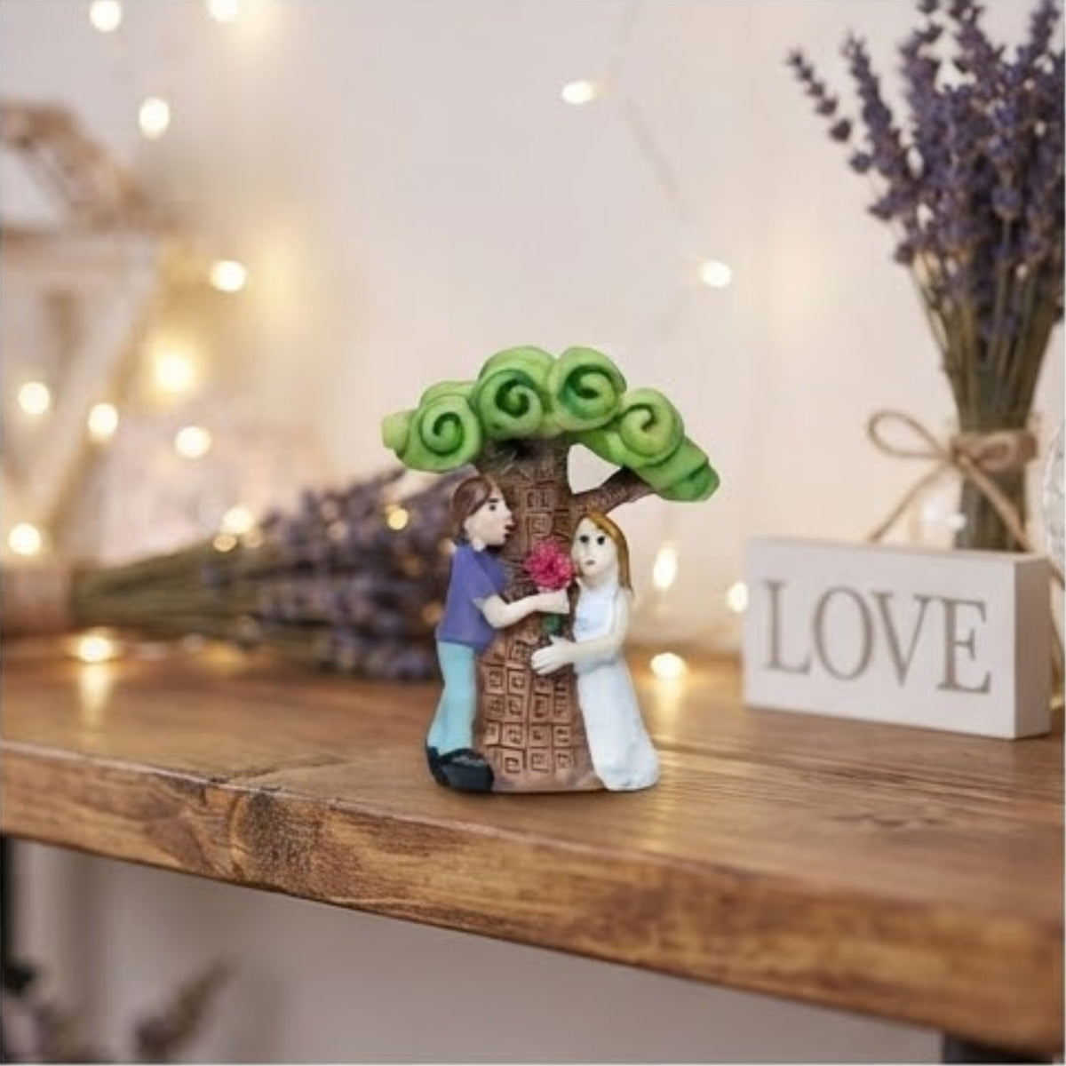 Single Couple Miniature Figurine