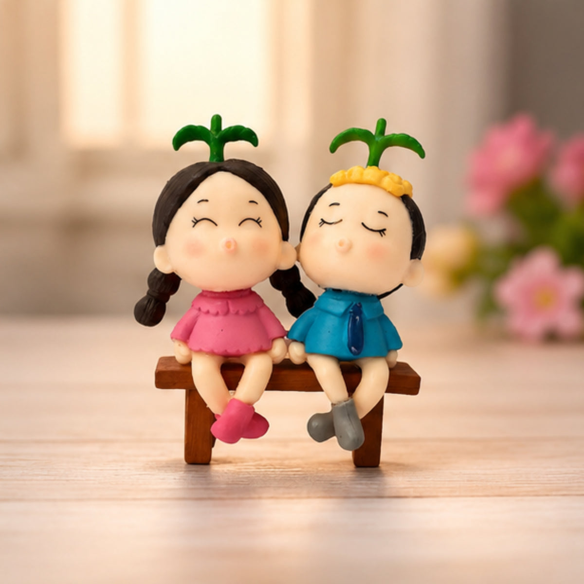 Closed Eye Couple Miniature