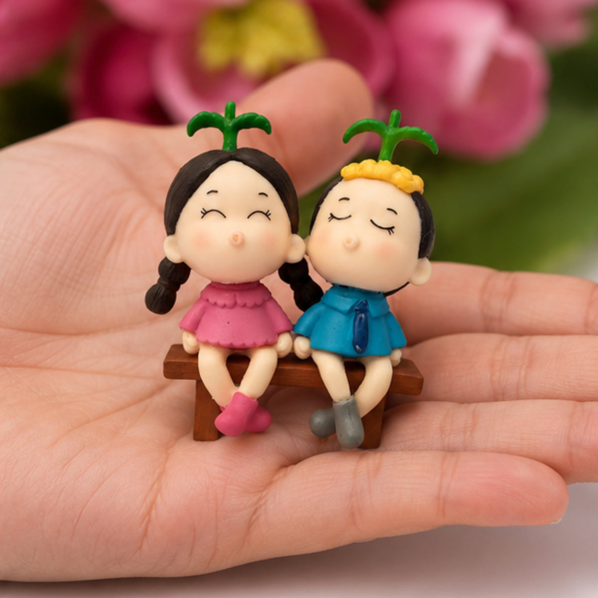 Closed Eye Couple Miniature