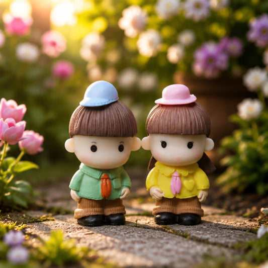 Kids with Cap Miniature Set