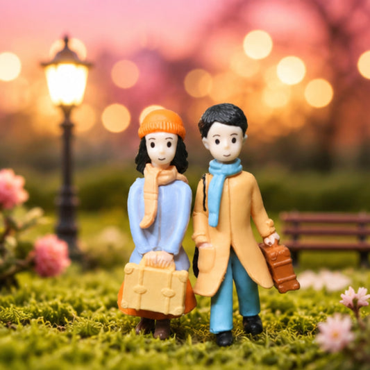 Winter Couple Miniature
