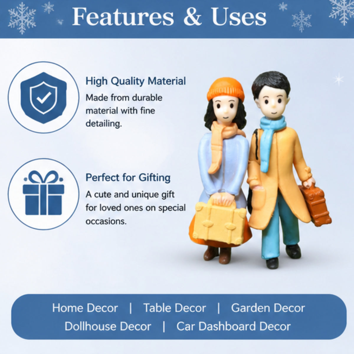 Winter Couple Miniature