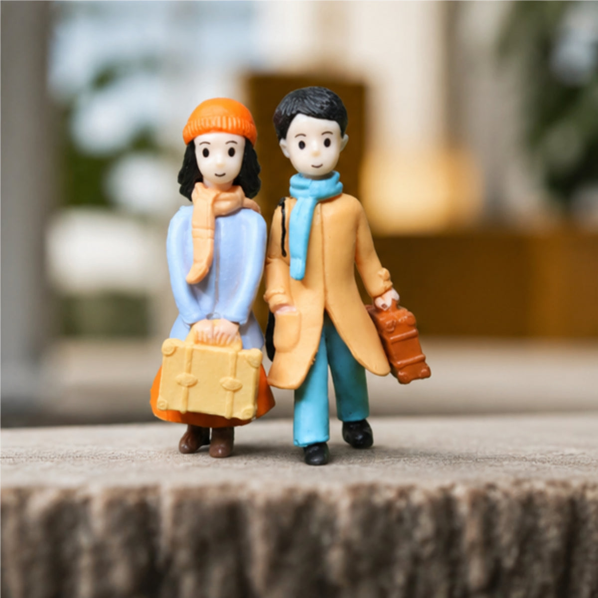 Winter Couple Miniature