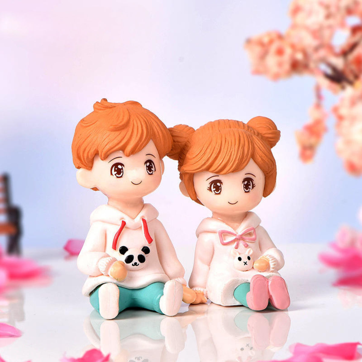 Orange Hair Kids Miniature (Yellow & Pink)