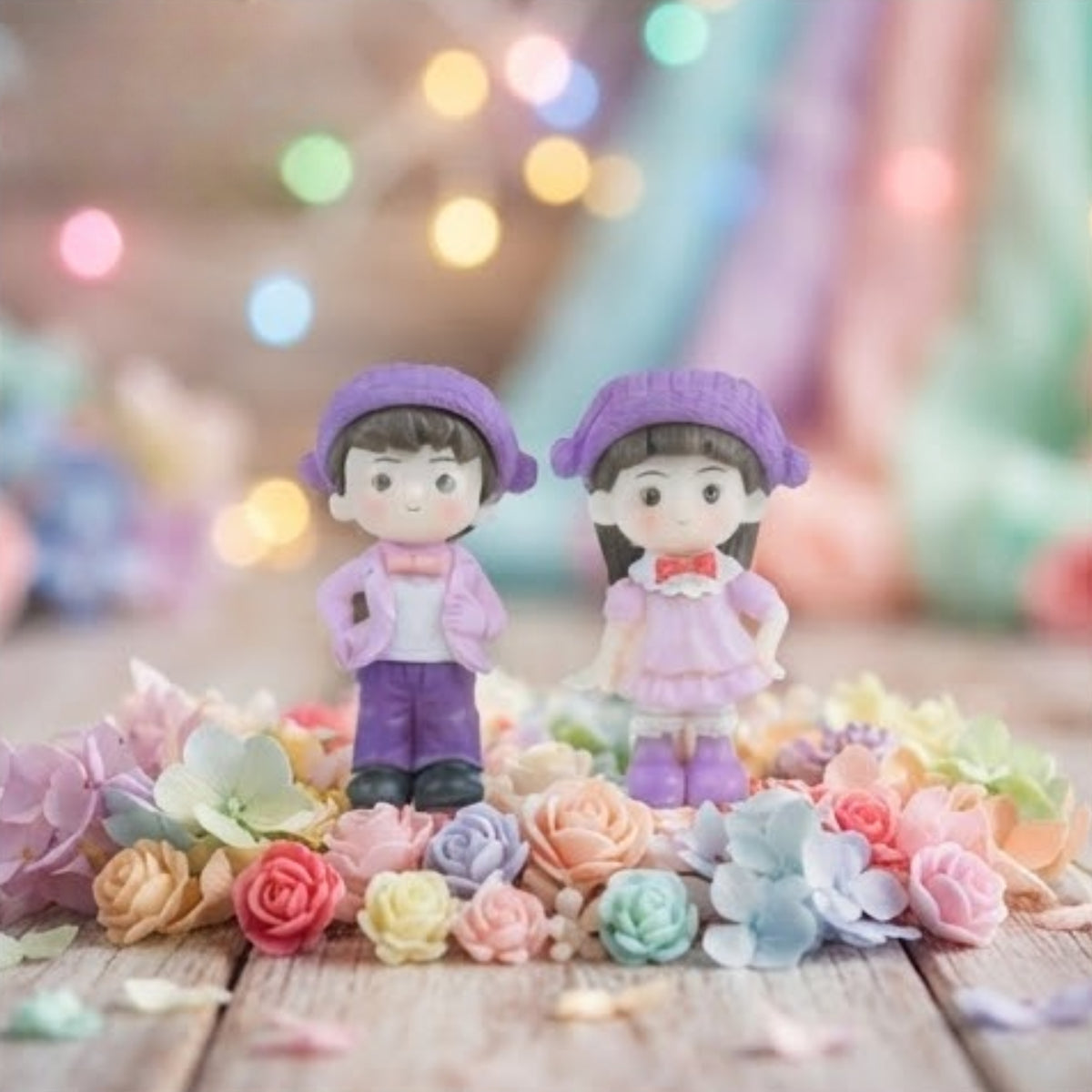 Set of 4 Couple Miniature
