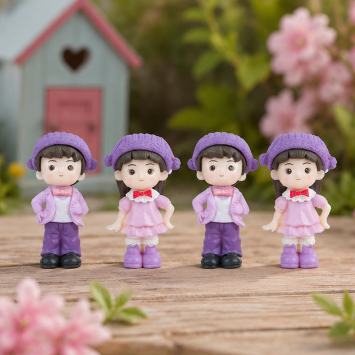 Set of 4 Couple Miniature