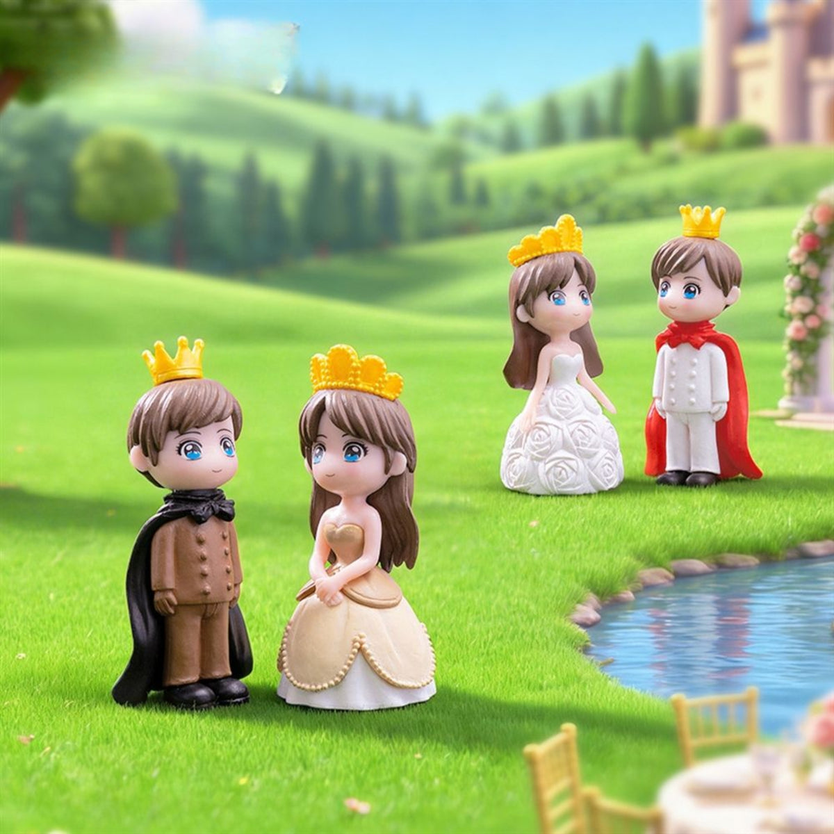 King & Queen Couple Miniature Set