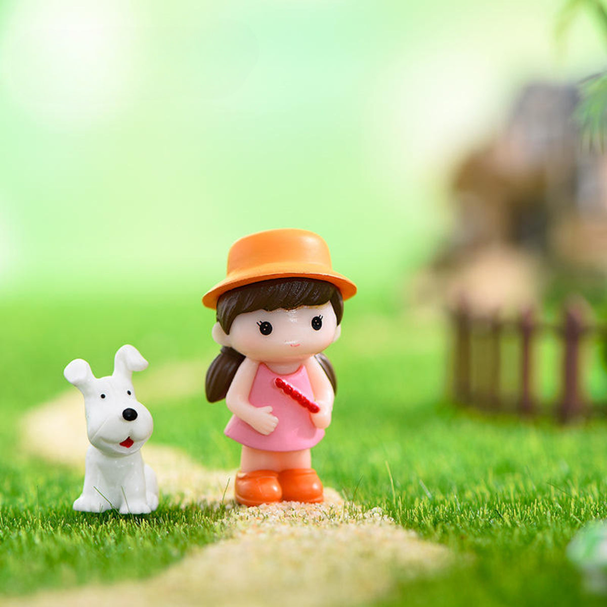 Hat Couple Miniature (Beige)