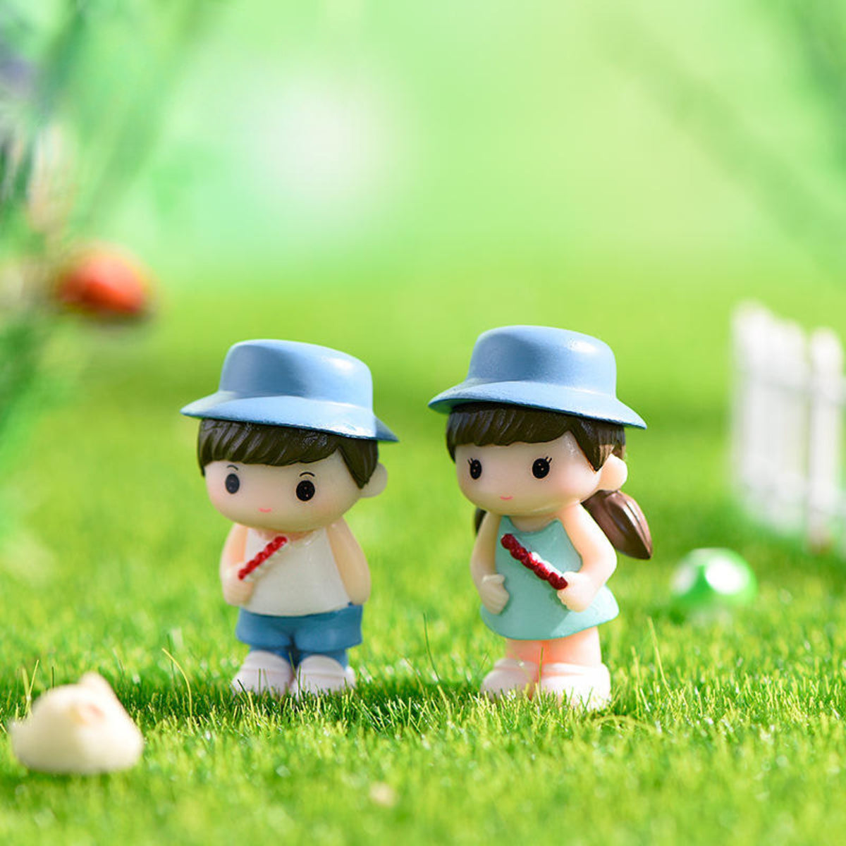 Hat Couple Miniature (Beige)