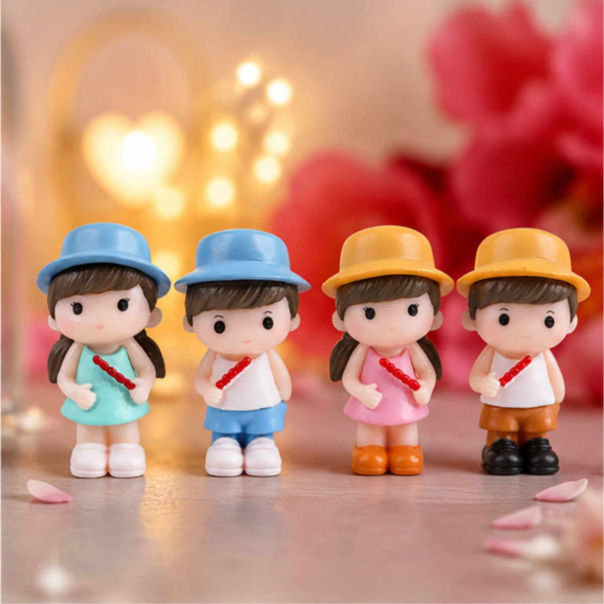 Hat Couple Miniature (Beige)