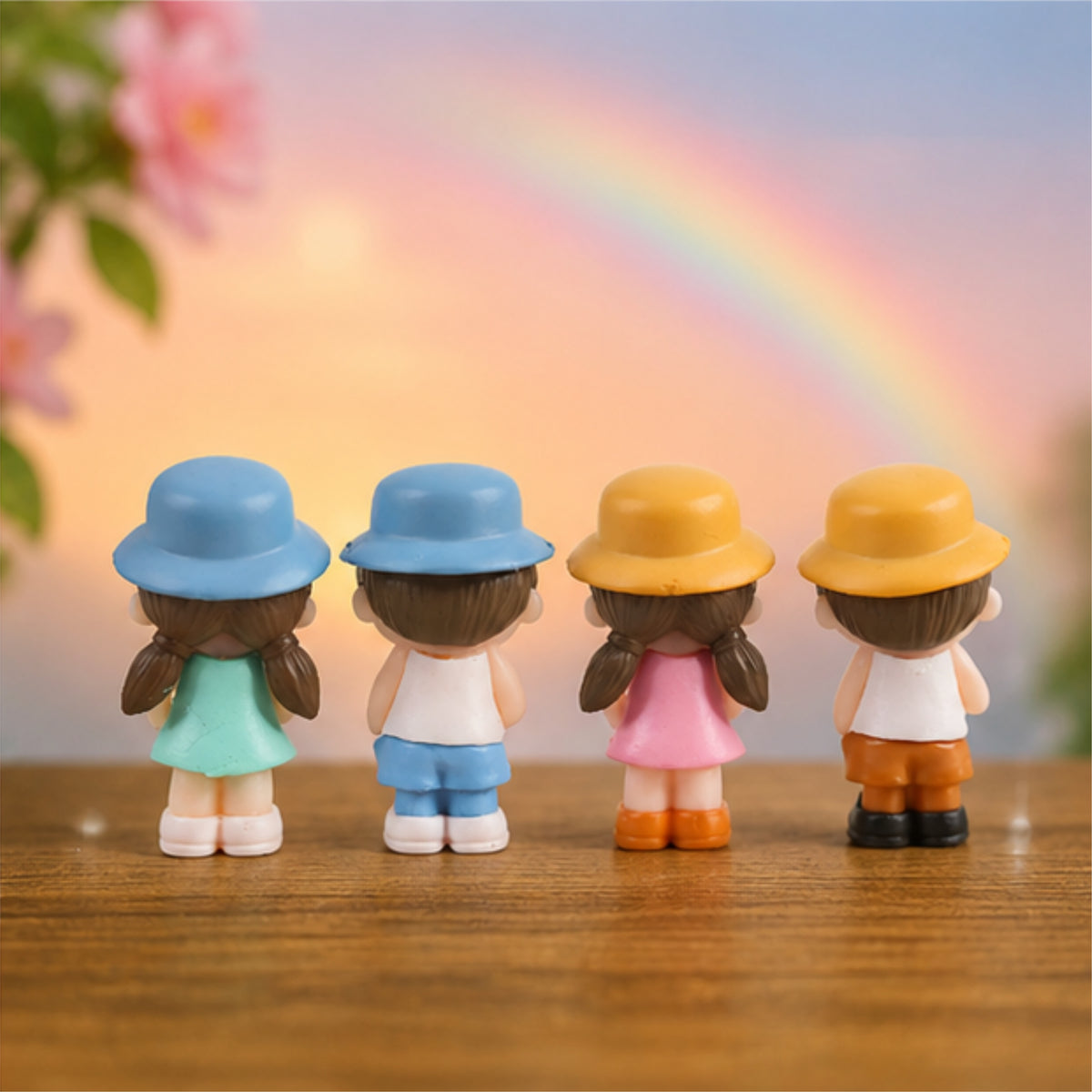 Hat Couple Miniature (Beige)