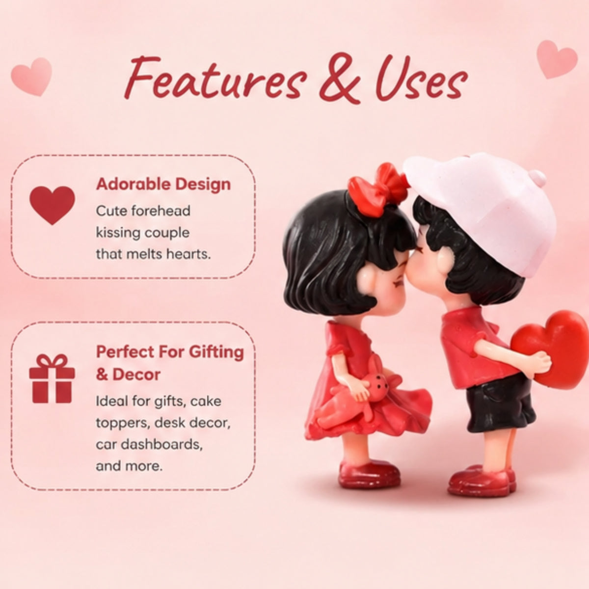 Forehead Kissing Couple Miniature