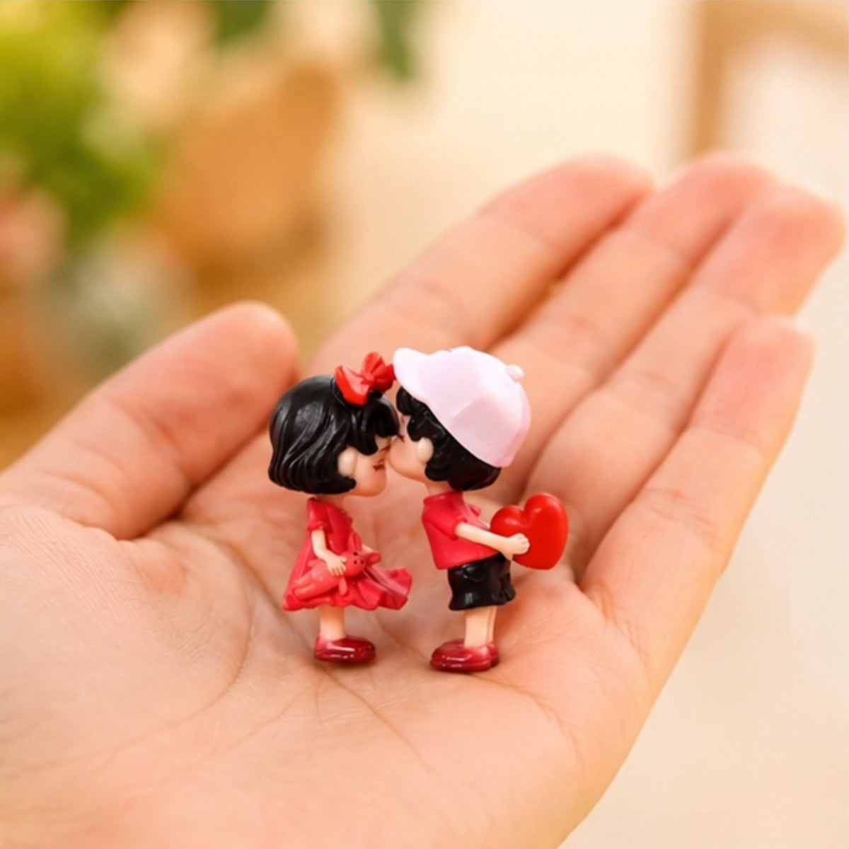 Forehead Kissing Couple Miniature