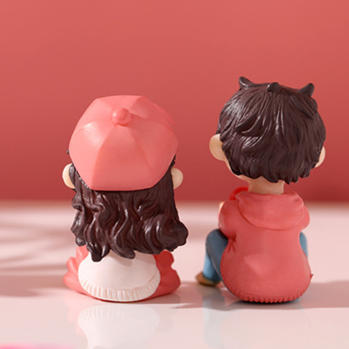 Couple Holding Heart Miniature