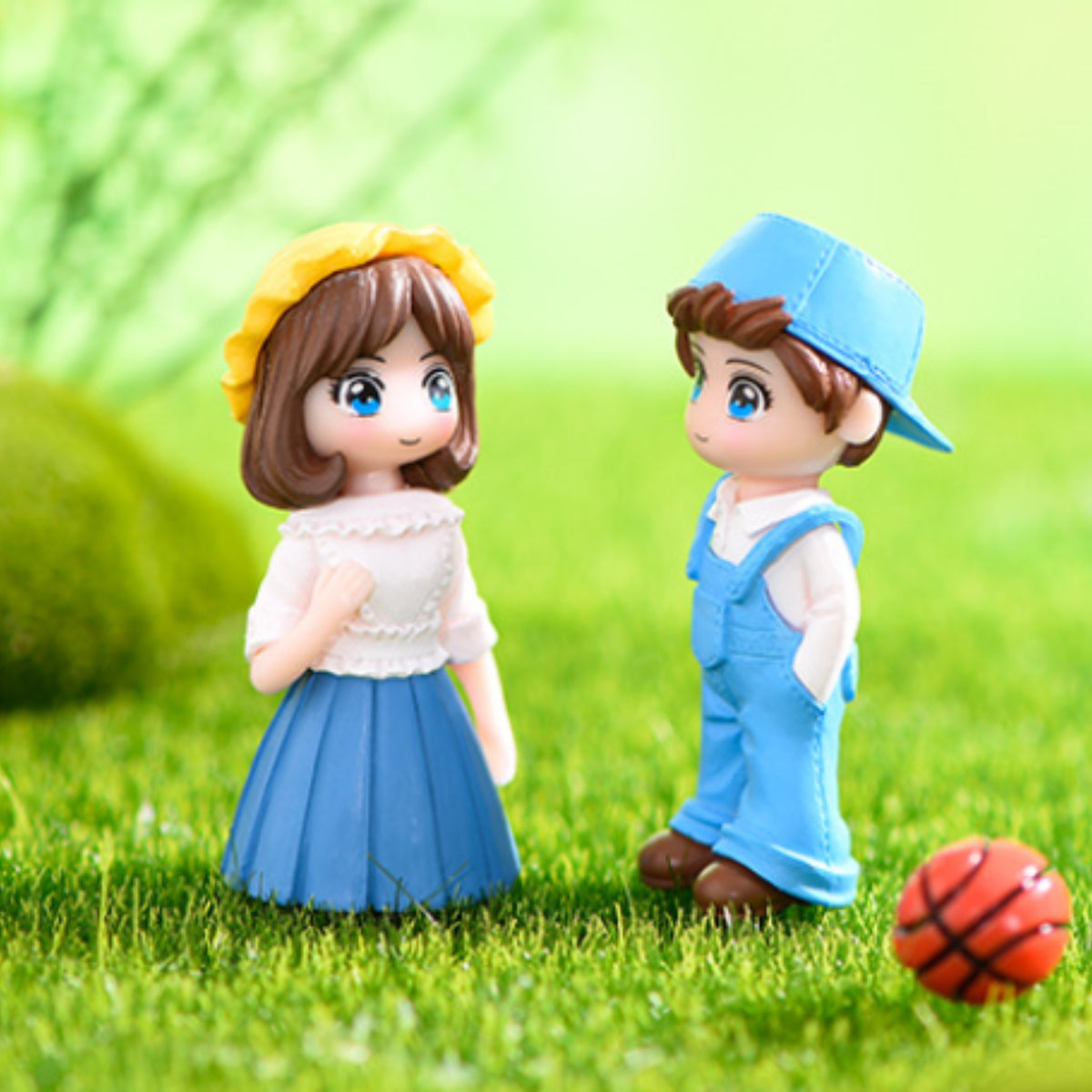 Dungaree Boy Couple Miniature