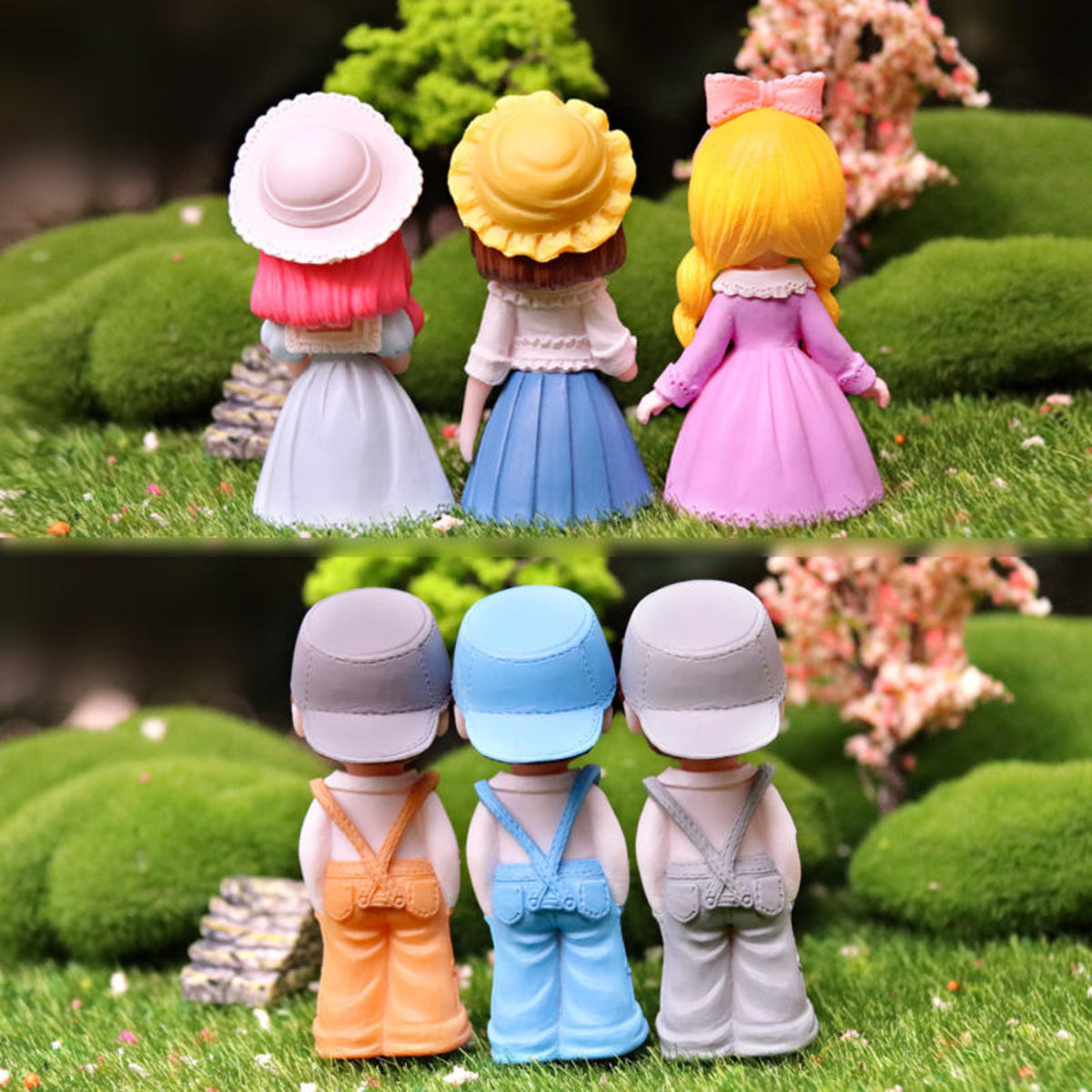 Dungaree Boy Couple Miniature