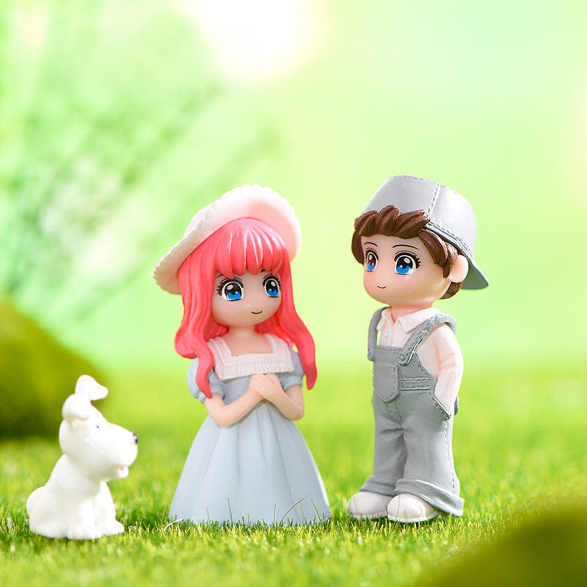 Dungaree Boy Couple Miniature